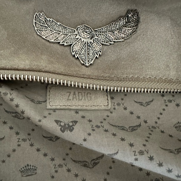 ZADIG & VOLTAIRE SUEDE BAG - Picture 8 of 16